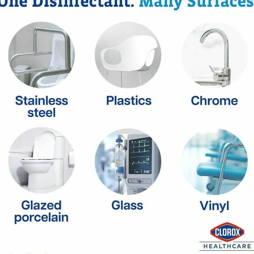 Clorox Healthcare Pull-Top Bleach Germicidal Cleaner