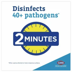 Clorox Healthcare VersaSure Cleaner Disinfectant Wipes, 1-Ply, 12 x 12, Fragranced, White, 110/Bucket