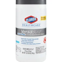 Clorox Healthcare VersaSure Cleaner Disinfectant Wipes, 6-3/4
