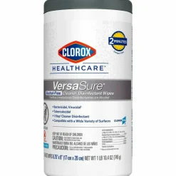 Clorox Healthcare VersaSure Cleaner Disinfectant Wipes, 6-3/4