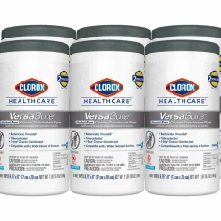Clorox Healthcare VersaSure Cleaner Disinfectant Wipes, 6-3/4