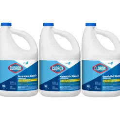 CloroxPro Clorox Germicidal Bleach, Concentrated, 121 Ounce Bottle, Pack of 3 (30966)