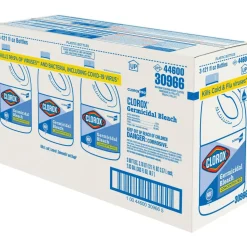 CloroxPro Clorox Germicidal Bleach, Concentrated, 121 Ounce Bottle, Pack of 3 (30966)