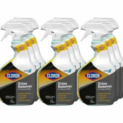 CloroxPro Clorox Urine Remover for Stains and Odors Spray, 32 Ounces Each (Pack of 9)