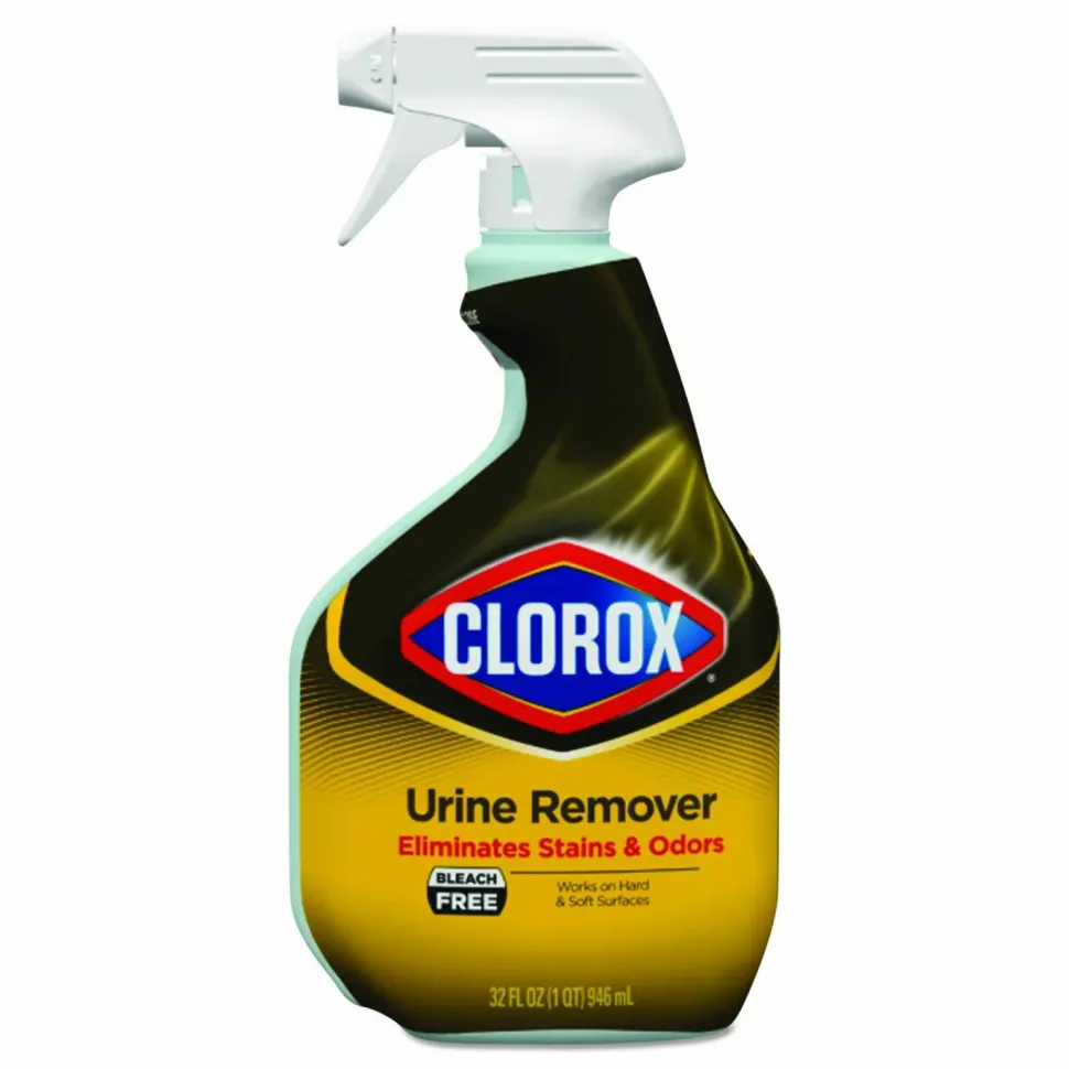 CloroxPro Clorox Urine Remover for Stains and Odors Spray, 32 Ounces Each (Pack of 9)