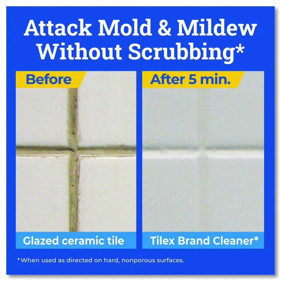 Clorox Tilex Mildew Remover, Unscented, 128 Oz Bottle, Case Of 4