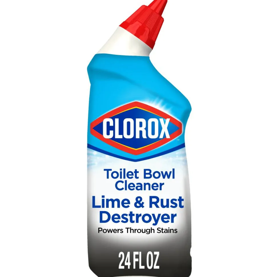 Clorox Toilet Bowl Cleaner With Bleach, 24 Oz Bottle