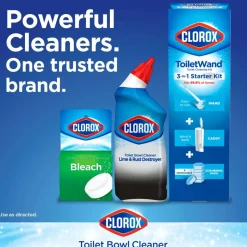 Clorox Toilet Bowl Cleaner With Bleach, 24 Oz Bottle