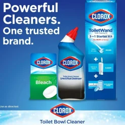 Clorox Toilet Bowl Cleaner With Bleach, 24 Oz Bottle
