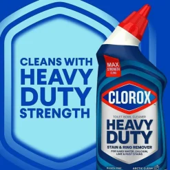 Clorox Toilet Bowl Gel Cleaner With Bleach, Neutral Scent, 24 Oz Bottle, Case Of 12