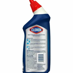 Clorox Toilet Bowl Gel Cleaner With Bleach, Neutral Scent, 24 Oz Bottle, Case Of 12