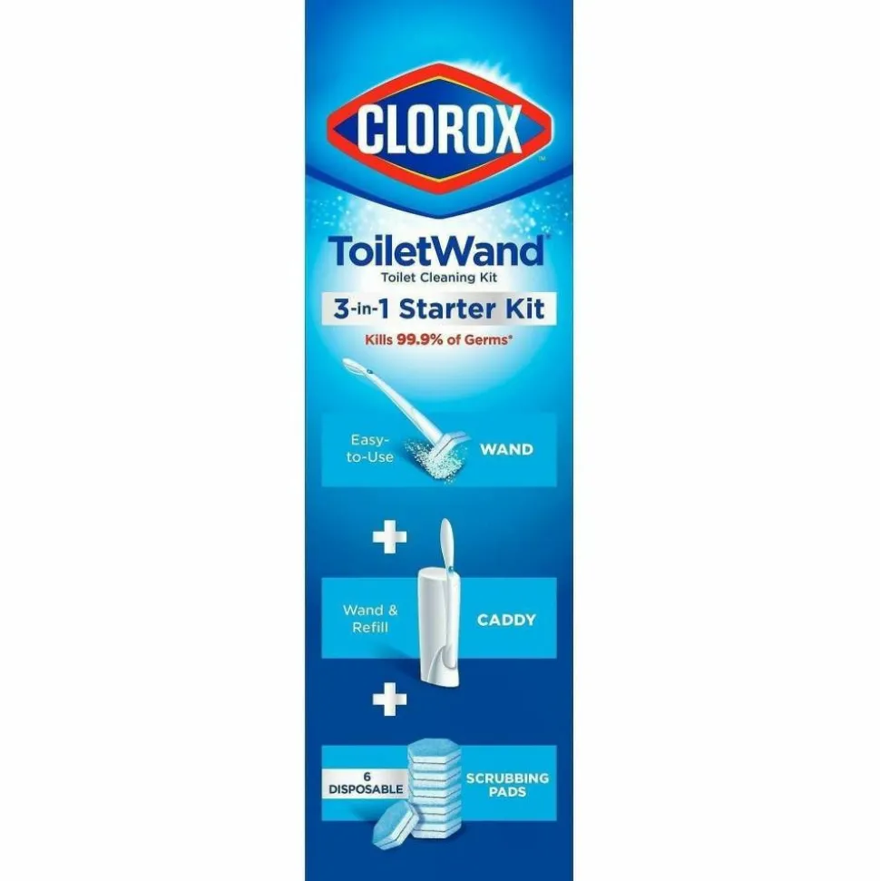 Clorox ToiletWand Disposable Toilet Cleaning System - Blue, White - 18 / Bundle