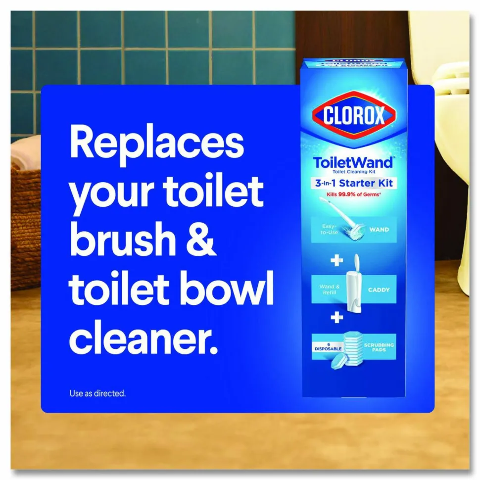 Clorox ToiletWand Disposable Toilet Cleaning System Kits, Total Qty 6