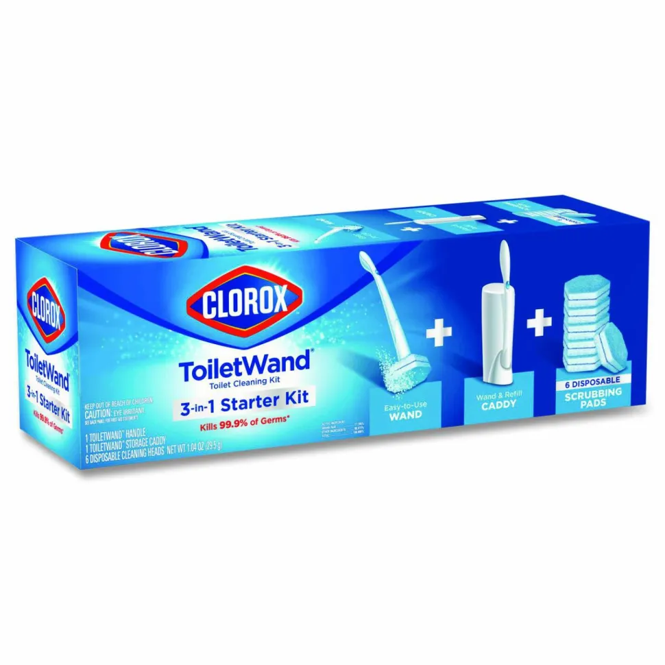 Clorox ToiletWand Disposable Toilet Cleaning System Kits, Total Qty 6