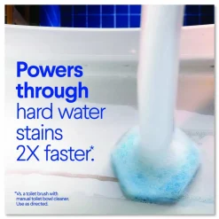 Clorox ToiletWand Toilet Cleaning Refills, Toilet Cleaning Scrubbing Pads, Blue/White, 10/Pack, 6 Packs/Carton