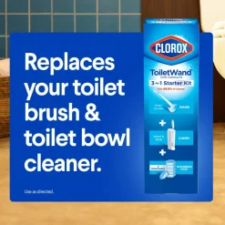 Clorox ToiletWand Toilet Cleaning Refills, Disinfecting Scrubbing Pads, 10 Count, Pack of 6