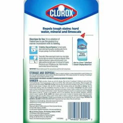 Clorox Ultra Clean Bleach Toilet Tablets, 3.5 Oz, White, Pack Of 2 Tablets