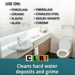 CLR PRO Restroom Cleaner, 32 oz Pump Spray, 6/Carton