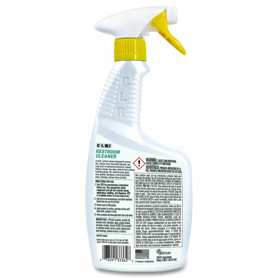 CLR PRO Restroom Cleaner, 32 oz Pump Spray Bottle
