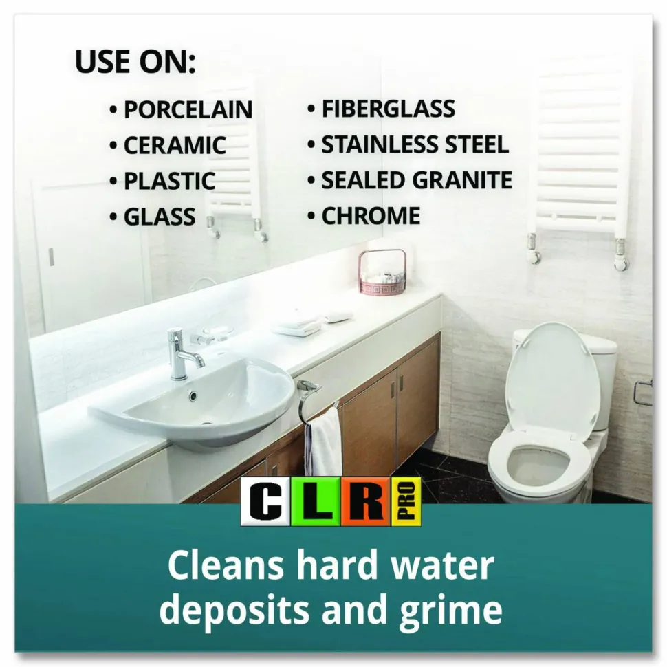CLR PRO Restroom Cleaner, 32 oz Pump Spray Bottle