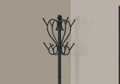 Coat Rack, Hall Tree, Free Standing, 8 Hooks, Entryway, 71