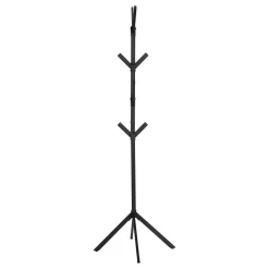 Coat Rack, Hall Tree, Free Standing, 8 Hooks, Entryway, 70