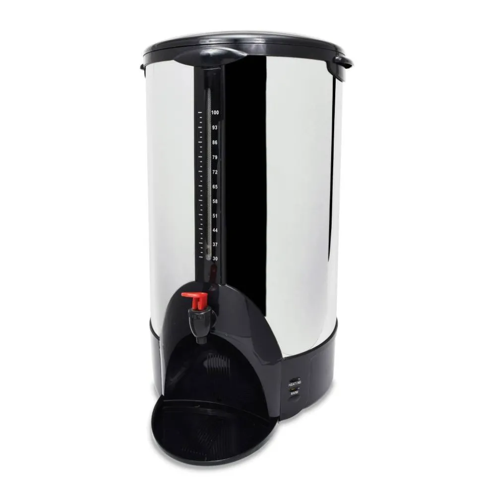 Coffee Pro 100 Cup Commercial Coffee Urn, Stainless Steel