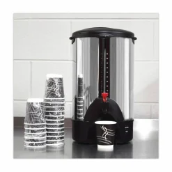 Coffee Pro 50 Cup Stainless Steel Urn Coffeemaker
