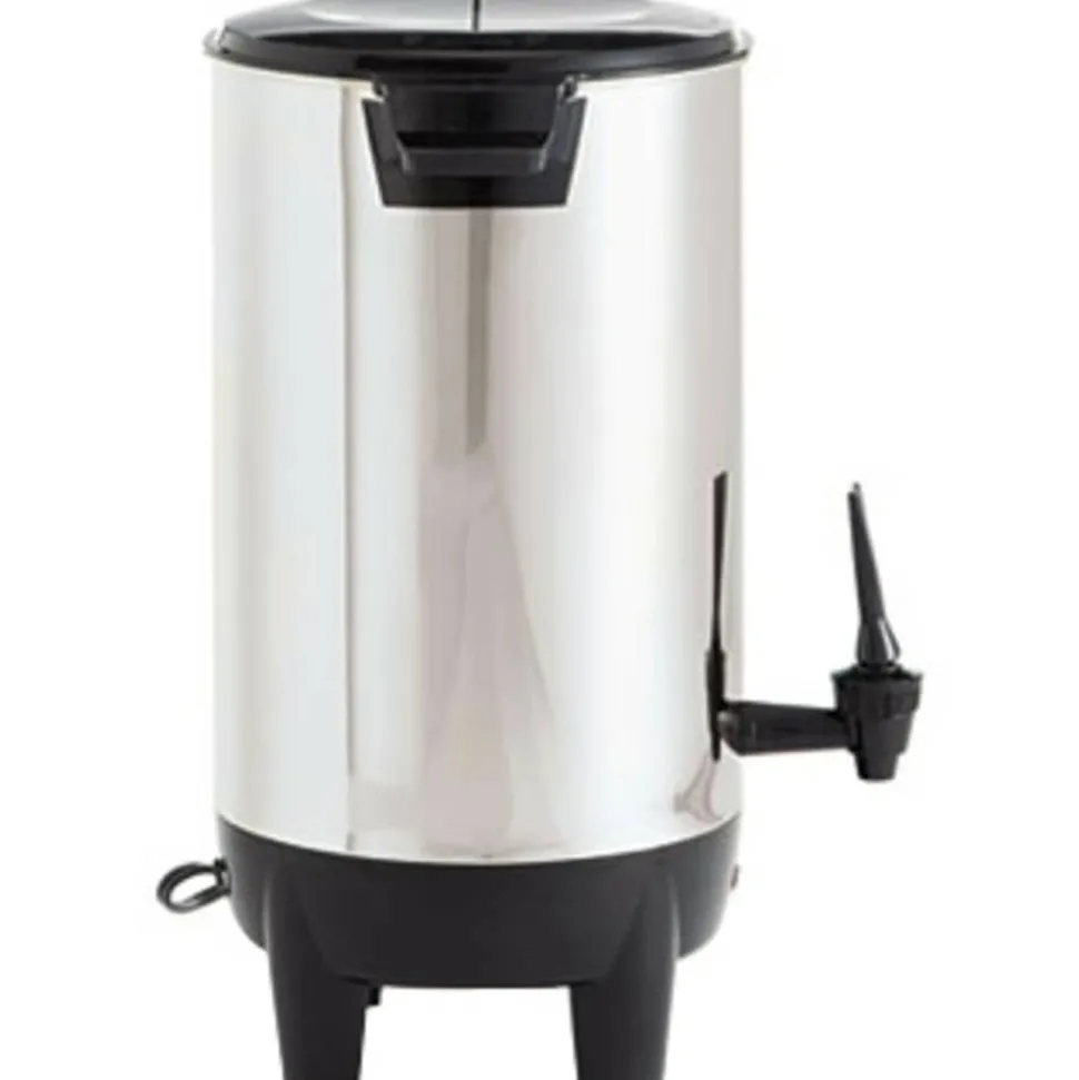 Coffee Pro 30-Cup Percolating Urn, Stainless Steel