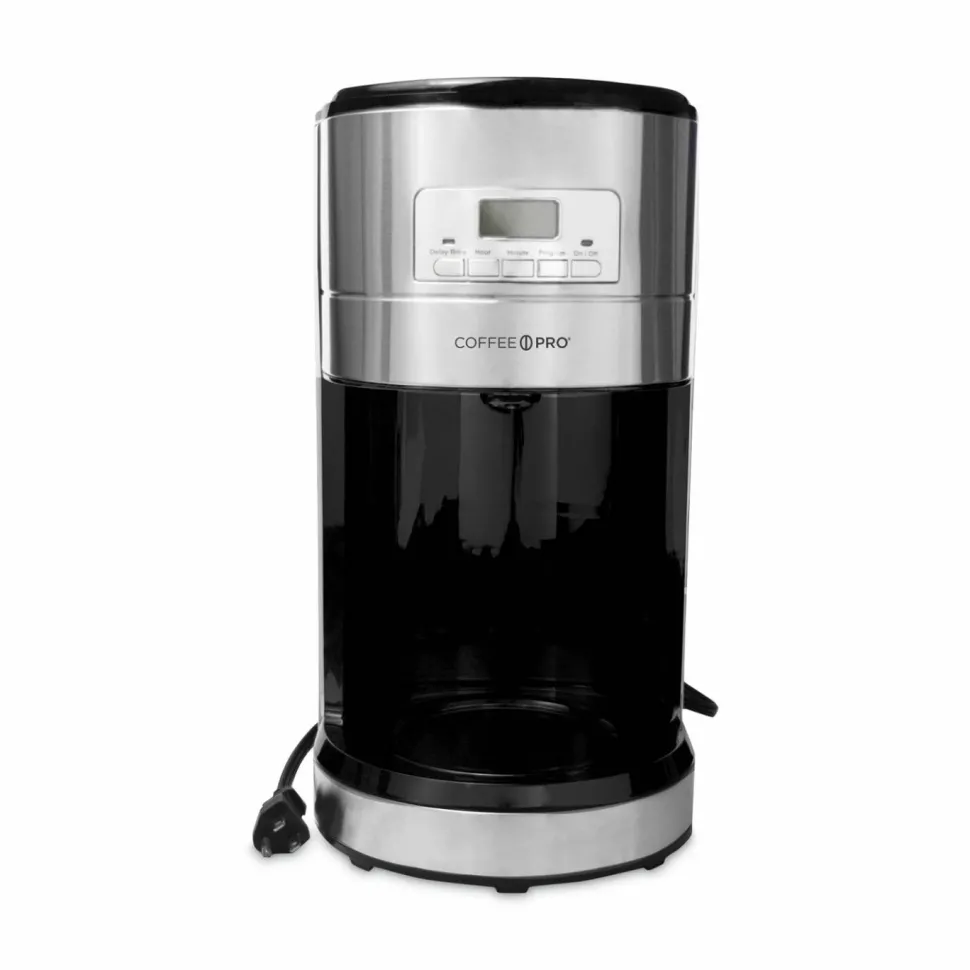 Coffee Pro Home/Office Euro Style Coffee Maker, Stainless Steel