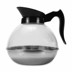 Coffee Pro Unbreakable Regular Coffee Decanter, 60 oz, Black Handle
