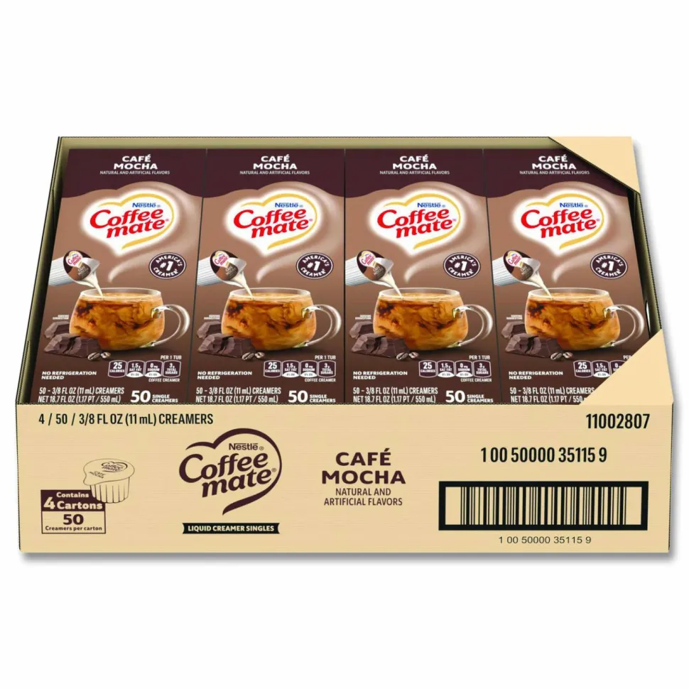 Coffee mate Café Mocha Nondairy Liquid Creamer Singles
