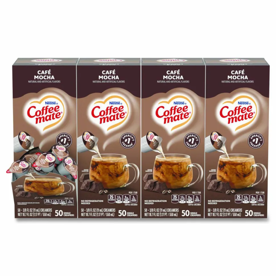Coffee mate Café Mocha Nondairy Liquid Creamer Singles