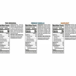 Coffee-Mate Creamer Singles Variety Pack, 0.38 Oz, 50 Creamers Per Carton, Case of 3 Cartons