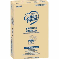 Coffee mate French Vanilla Nondairy Liquid Creamer Singles