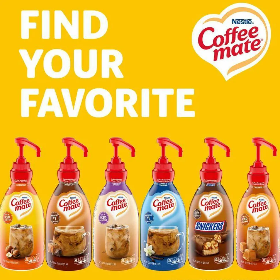 Coffee mate Hazelnut Liquid Concentrate Coffee Creamer - Pump Bottle
