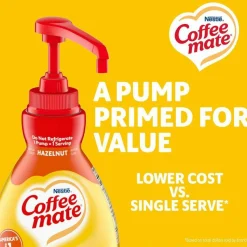 Coffee mate Hazelnut Liquid Concentrate Coffee Creamer - Pump Bottle