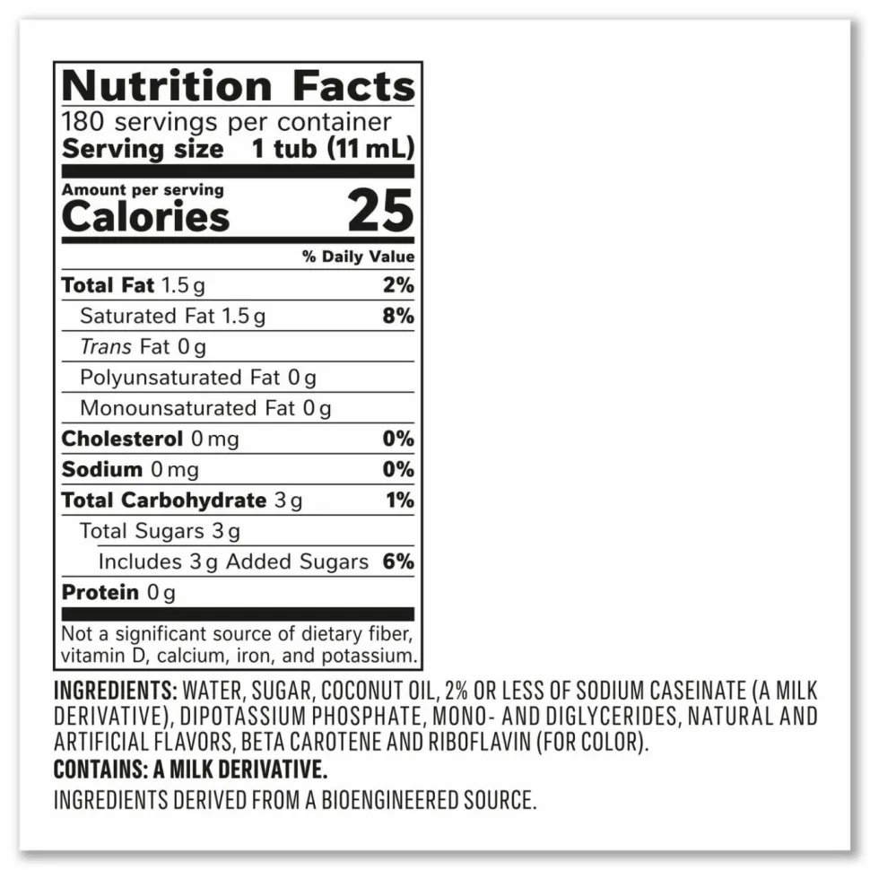 Coffee mate Hazelnut Nondairy Liquid Creamer Singles