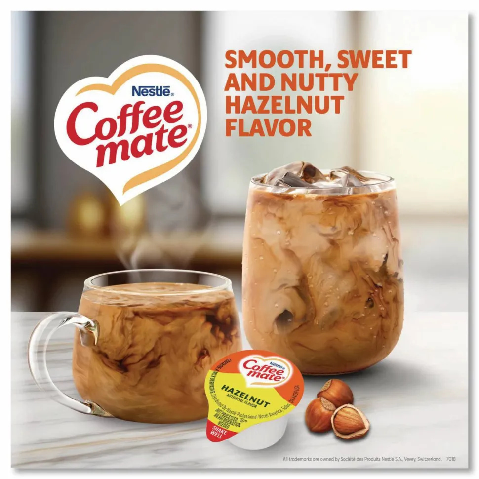 Coffee mate Hazelnut Nondairy Liquid Creamer Singles