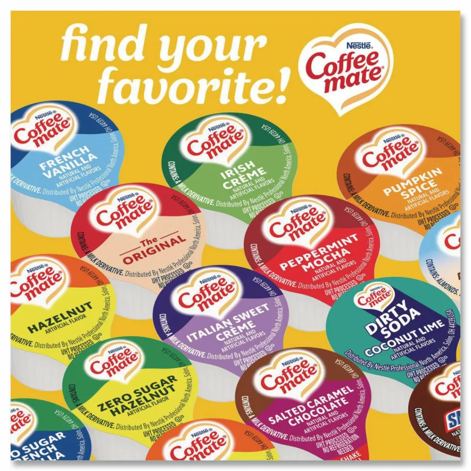 Coffee mate Hazelnut Nondairy Liquid Creamer Singles