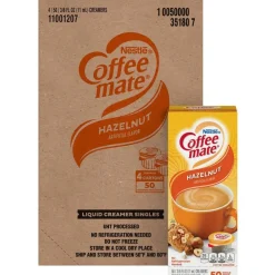 Coffee mate Hazelnut Nondairy Liquid Creamer Singles
