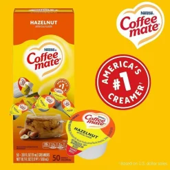 Coffee mate Hazelnut Nondairy Liquid Creamer Singles