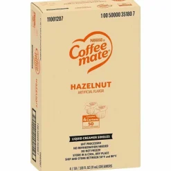 Coffee mate Hazelnut Nondairy Liquid Creamer Singles