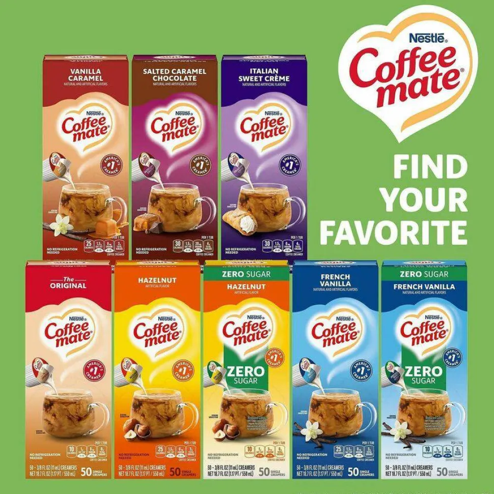 Coffee mate Irish Creme Nondairy Liquid Creamer Singles