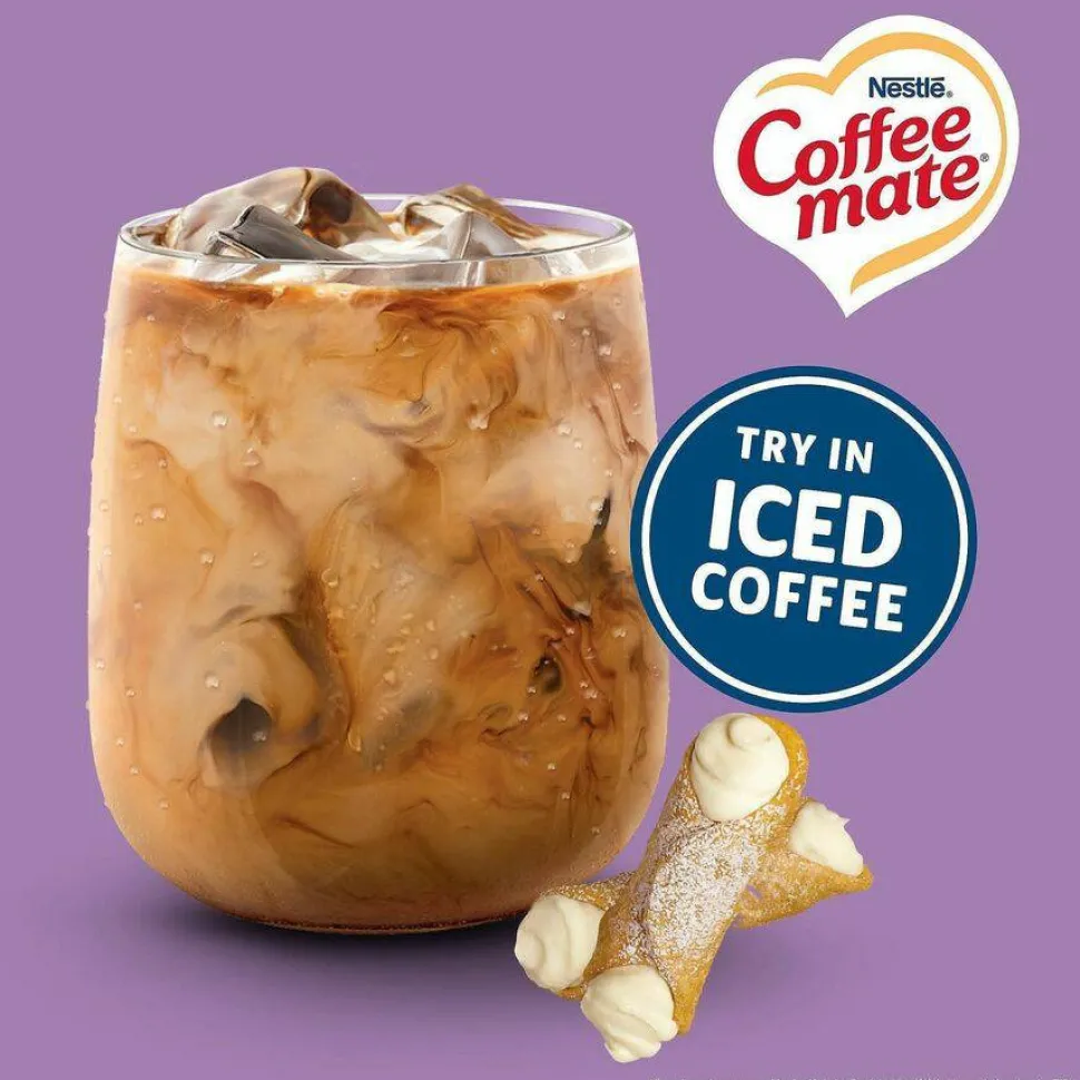 Coffee mate Italian Sweet Creme Nondairy Liquid Creamer Singles - Italian Sweet Creme Flavor - 0.38 fl oz (11 mL) - 180 / Carton