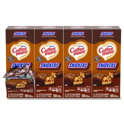 Coffee mate Liquid Coffee Creamer, Snickers, 0.38 oz Mini Cups, 200/Carton