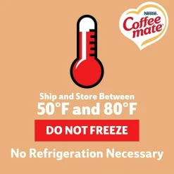 Coffee mate Liquid Coffee Creamer, Vanilla Caramel, 0.38 oz Mini Cups, 50/Box, 4 Boxes/Carton