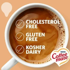 Coffee mate Liquid Coffee Creamer, Vanilla Caramel, 0.38 oz Mini Cups, 50/Box, 4 Boxes/Carton