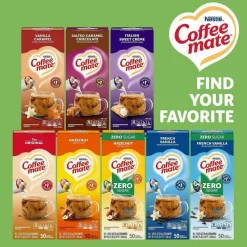 Coffee mate Liquid Coffee Creamer, Irish Cream, 0.38 oz Mini Cups, 50/Box, 4 Boxes/Carton