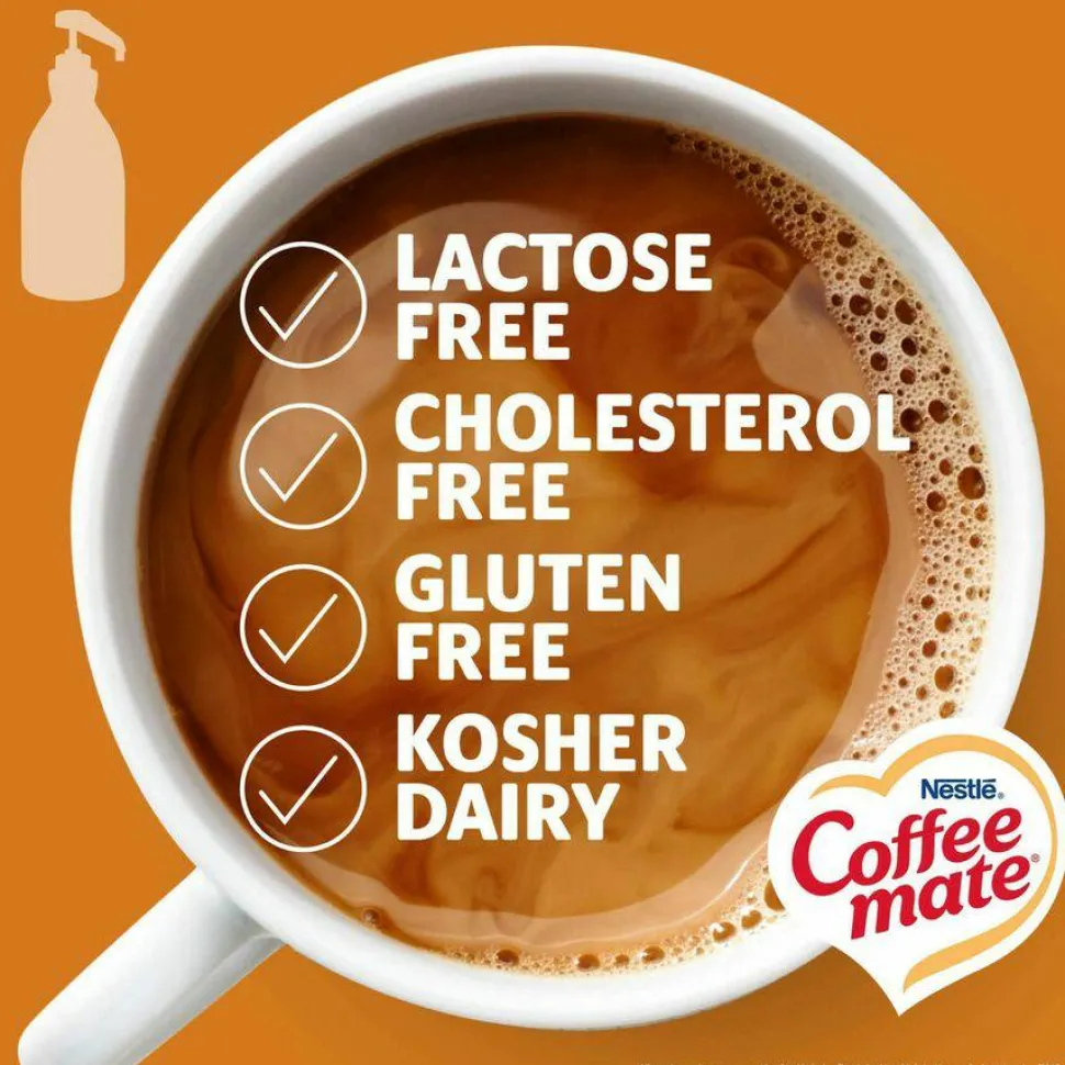 Coffee mate Liquid Creamer Pump Bottle, Salted Caramel Chocolate, 1.5 L Pump Bottle